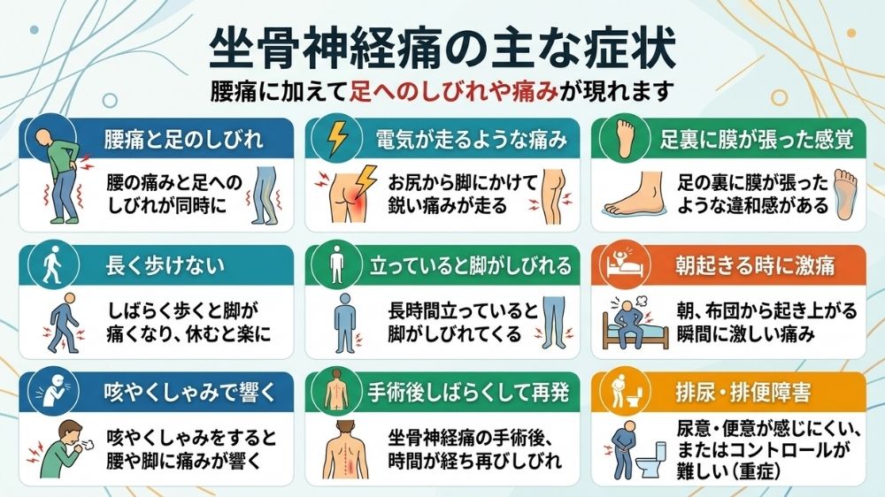 坐骨神経の症状を札幌円山の鍼灸院で解消