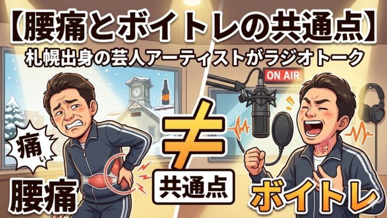 腰痛とボイストレーニングの共通点札幌の鍼灸整体師が解説