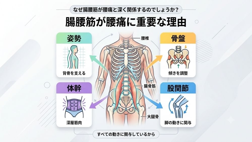 腸腰筋が腰痛に重要な理由