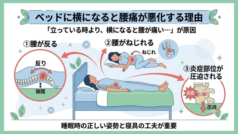 腰椎椎間板ヘルニアの寝方を鍼灸整体師が伝授