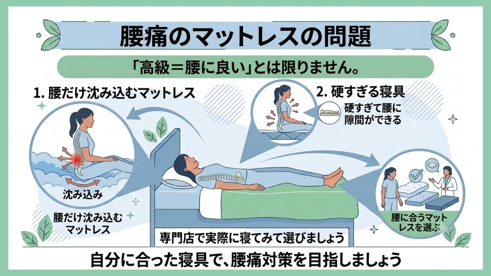 腰痛のマットレス問題を鍼灸師が解説