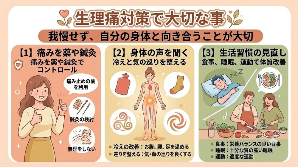 生理痛対策で大切な事鍼灸と生活習慣