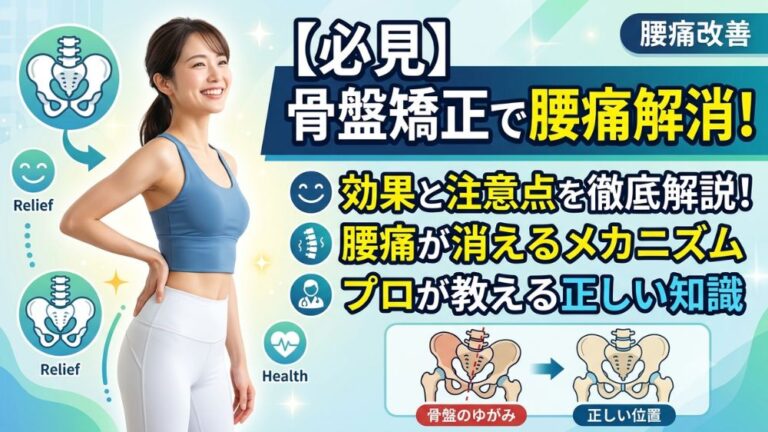 マッチ鍼灸整骨院の骨盤矯正は円山大通で注目