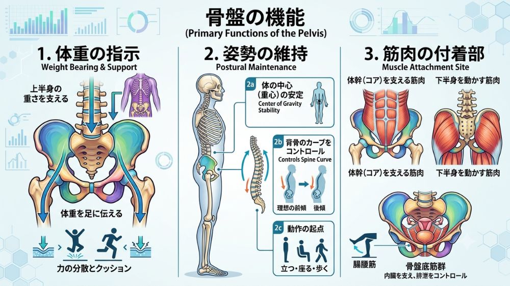 骨盤の歪みは札幌円山大通で腰痛の鍼灸施術