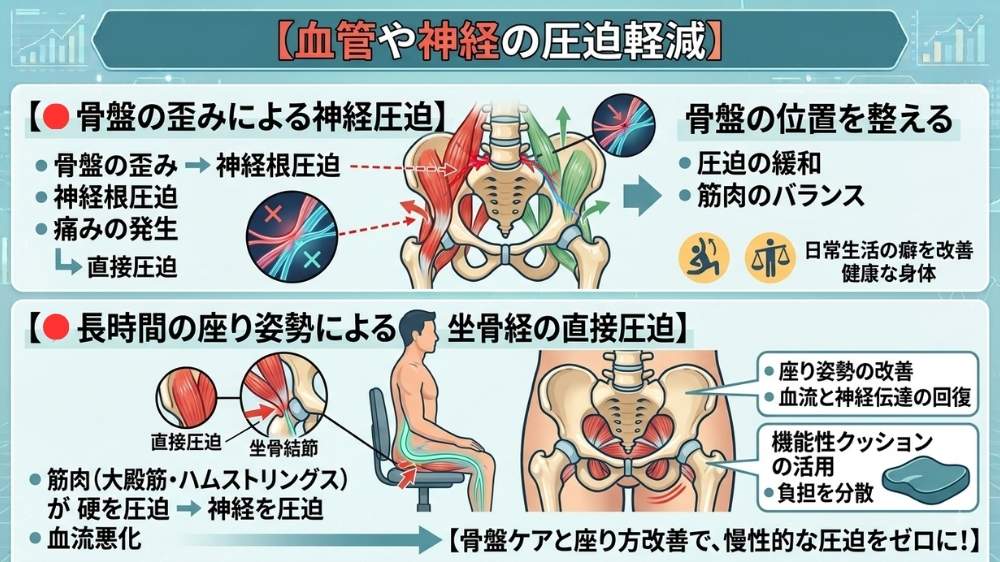 札幌の鍼灸院で骨盤を整えて血管や神経が整う理由