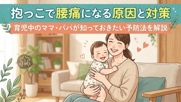 札幌市中央区円山大通エリアの鍼灸整体院で抱っこ腰痛解消