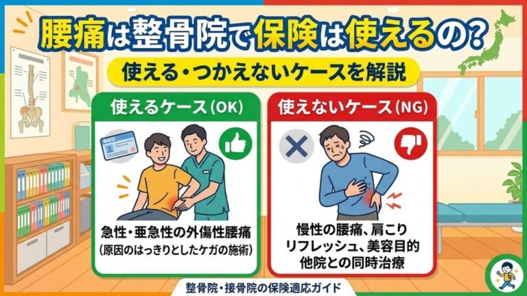 札幌市中央区の鍼灸整骨院で保険が使える、使えないケースを解説