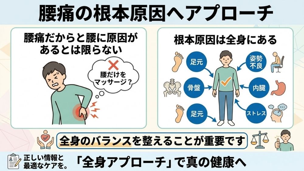 札幌の鍼灸整体院で根本アプローチ
