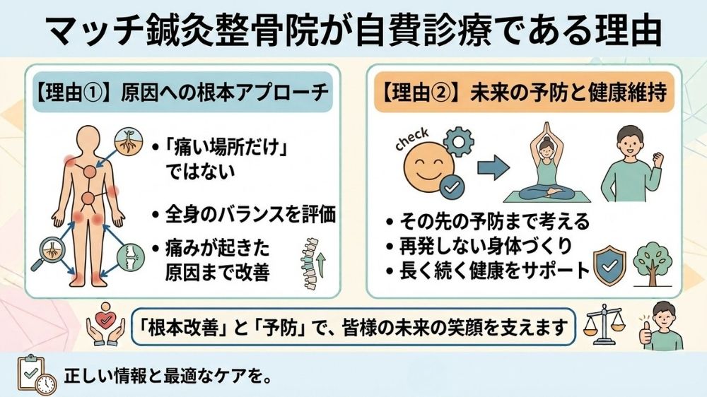 札幌市中央区マッチ鍼灸整骨院の自費診療