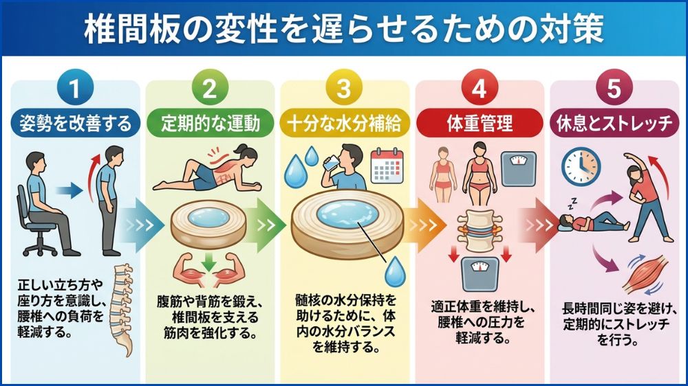 腰椎椎間板ヘルニアの予防法