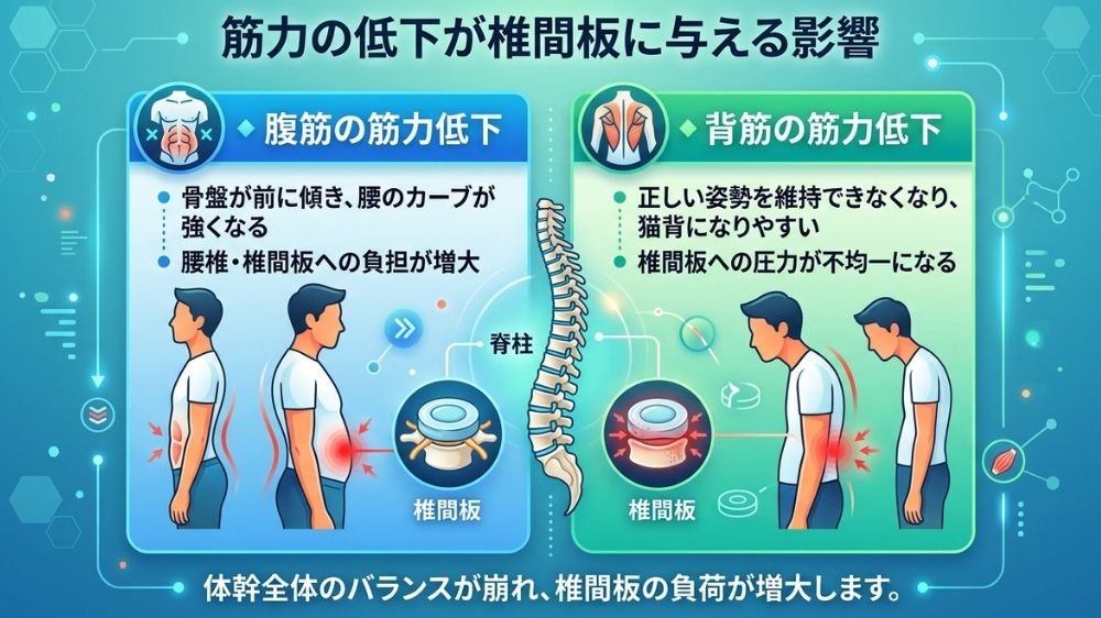 筋力低下による腰椎椎間板ヘルニアは鍼灸で対処