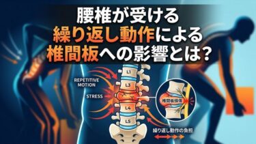 【腰椎椎間板ヘルニア】腰椎が受ける繰り返し動作による椎間板への影響とは？