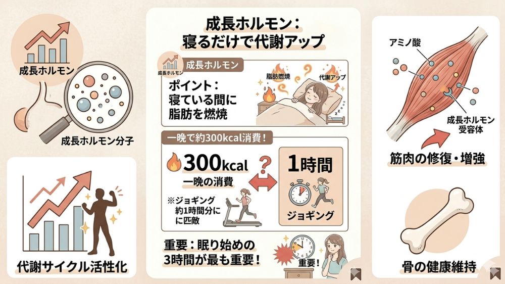 睡眠はジョギング1時間相当