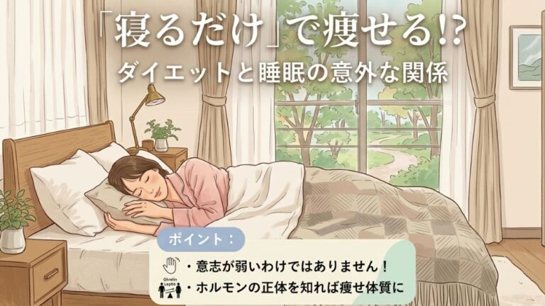 睡眠ダイエットで痩せ体質をつくる札幌の鍼灸院マッチ鍼灸整骨院