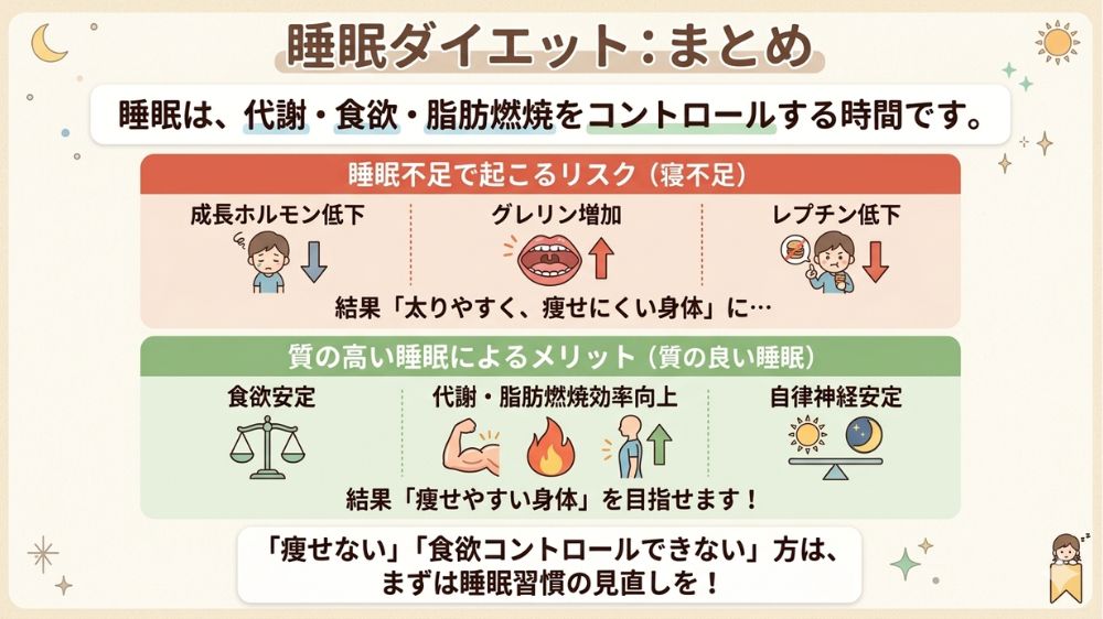 鍼灸で整えて睡眠寝るだけダイエット鍼灸